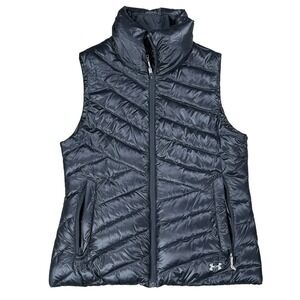 Under Armour Women's Small Infrared Cold Weather Vest Full Zip Down Fill STORM 1